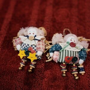 Vintage Sewing Angel Ornaments